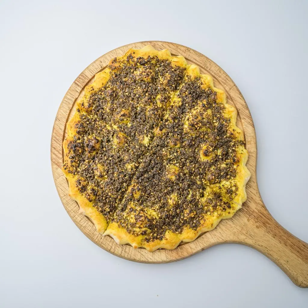 Zaatar with Olive Oil Pie